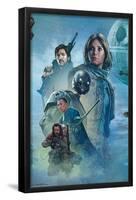 Star Wars: Rogue One - Celebration Mural-Trends International-Framed Poster