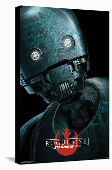 Star Wars: Rogue One - K2SO One Sheet-Trends International-Stretched Canvas