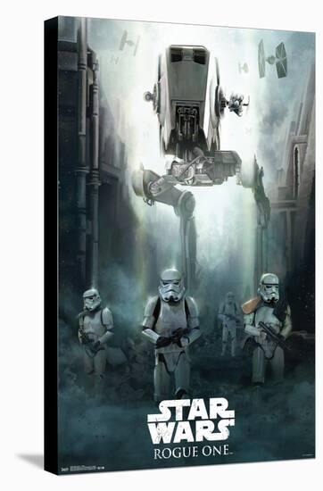 Star Wars: Rogue One - Siege-Trends International-Stretched Canvas