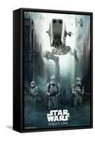 Star Wars: Rogue One - Siege-Trends International-Framed Stretched Canvas