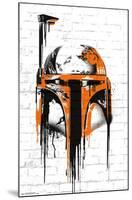 Star Wars: Saga - Boba Fett Black And Orange-Trends International-Mounted Poster