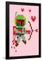 Star Wars: Saga - Boba Fett Hearts-Trends International-Framed Poster