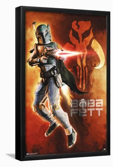 Star Wars: Saga - Boba Fett - Mythosaur Skull-Trends International-Framed Poster