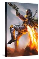 Star Wars: Saga - Boba Fett-Trends International-Stretched Canvas