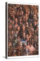 Star Wars: Saga - Character Collage-Trends International-Stretched Canvas