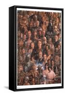 Star Wars: Saga - Character Collage-Trends International-Framed Stretched Canvas