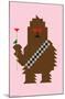 Star Wars: Saga - Chewbacca Hearts-Trends International-Mounted Poster