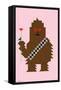 Star Wars: Saga - Chewbacca Hearts-Trends International-Framed Stretched Canvas