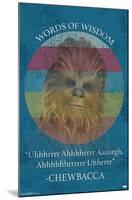 Star Wars: Saga - Chewbacca Quote-Trends International-Mounted Poster