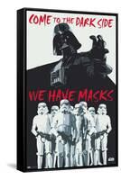 Star Wars: Saga - Dark Side Masks-Trends International-Framed Stretched Canvas