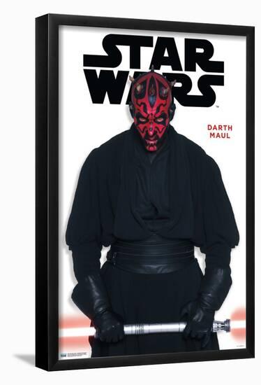 Star Wars: Saga - Darth Maul Feature Series-Trends International-Framed Poster