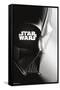 Star Wars: Saga - Darth Vader Mask Close-Up-Trends International-Framed Stretched Canvas