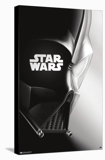 Star Wars: Saga - Darth Vader Mask Close-Up-Trends International-Stretched Canvas