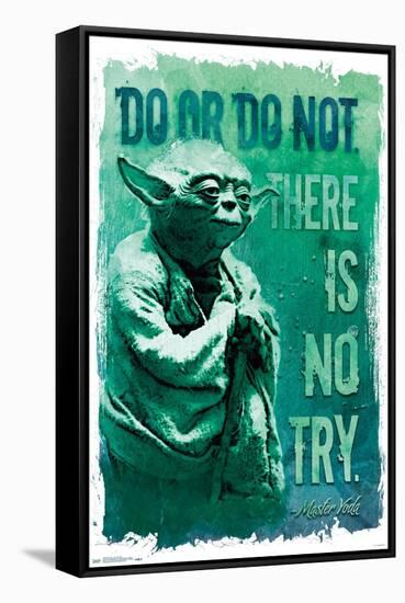 Star Wars: Saga - Do Or Do Not-Trends International-Framed Stretched Canvas