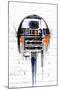 Star Wars: Saga - Droid Black And Orange-Trends International-Mounted Poster