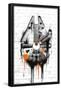 Star Wars: Saga - Falcon Black And Orange-Trends International-Framed Poster