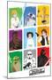Star Wars: Saga - Galaxy Grid-Trends International-Mounted Poster