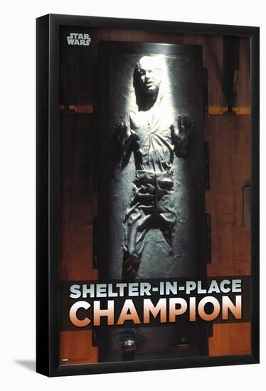 Star Wars: Saga - Han Solo - Shelter In Place-Trends International-Framed Poster