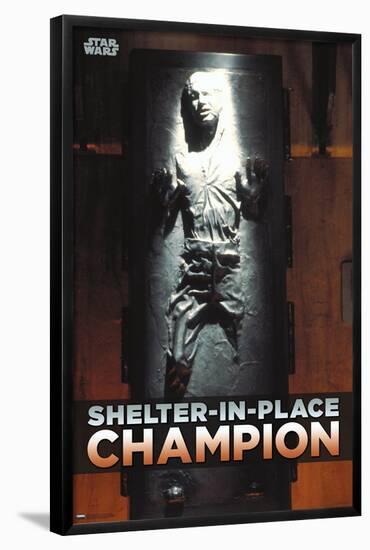 Star Wars: Saga - Han Solo - Shelter In Place-Trends International-Framed Poster