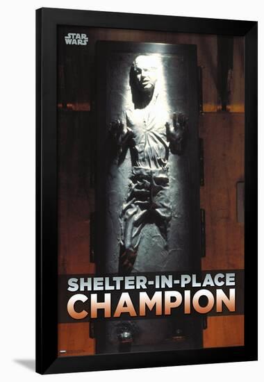 Star Wars: Saga - Han Solo - Shelter In Place-Trends International-Framed Poster