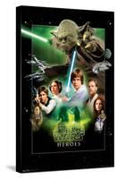 Star Wars: Saga - Heroes-Trends International-Stretched Canvas