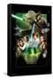 Star Wars: Saga - Heroes-Trends International-Framed Stretched Canvas