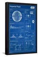 Star Wars: Saga - Imperial Blueprint Premium Poster-null-Framed Poster