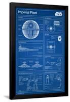 Star Wars: Saga - Imperial Blueprint-Trends International-Framed Poster