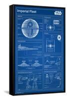 Star Wars: Saga - Imperial Blueprint-Trends International-Framed Stretched Canvas