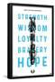 Star Wars: Saga - Lightsaber Text-Trends International-Framed Poster