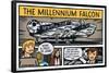 Star Wars: Saga - Millennium Falcon Comic-Trends International-Framed Poster