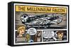 Star Wars: Saga - Millennium Falcon Comic-Trends International-Framed Stretched Canvas