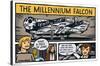 Star Wars: Saga - Millennium Falcon Comic-Trends International-Stretched Canvas