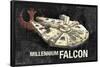Star Wars: Saga - Millennium Falcon-Trends International-Framed Poster
