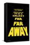 Star Wars: Saga - Physically I'M Here-Trends International-Framed Stretched Canvas
