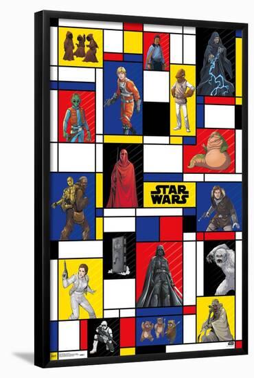 Star Wars: Saga - Pop Grid-Trends International-Framed Poster