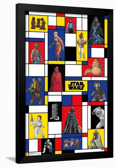 Star Wars: Saga - Pop Grid-Trends International-Framed Poster