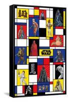 Star Wars: Saga - Pop Grid-Trends International-Framed Stretched Canvas