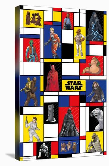 Star Wars: Saga - Pop Grid-Trends International-Stretched Canvas