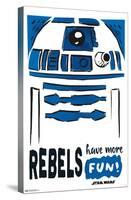 Star Wars: Saga - R2-D2 Fun-Trends International-Stretched Canvas