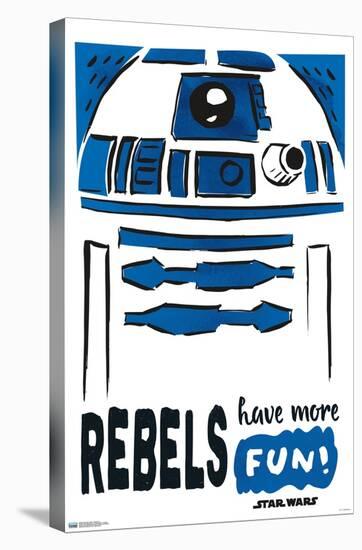 Star Wars: Saga - R2-D2 Fun-Trends International-Stretched Canvas