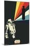 Star Wars: Saga - R2D2 Projection-null-Mounted Standard Poster