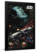 Star Wars: Saga - Space Battle-Trends International-Framed Poster