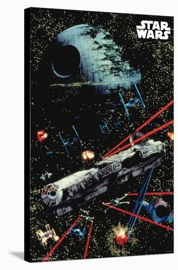 Star Wars: Saga - Space Battle-Trends International-Stretched Canvas