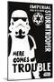 Star Wars: Saga - Stormtrooper Trouble-Trends International-Mounted Poster