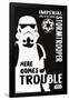 Star Wars: Saga - Stormtrooper Trouble-Trends International-Framed Poster