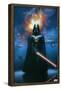Star Wars: Saga - Vader in Space Premium Poster-null-Framed Poster