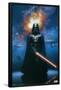 Star Wars: Saga - Vader in Space-Trends International-Framed Poster