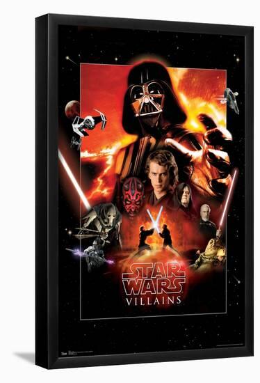 Star Wars: Saga - Villains-Trends International-Framed Poster