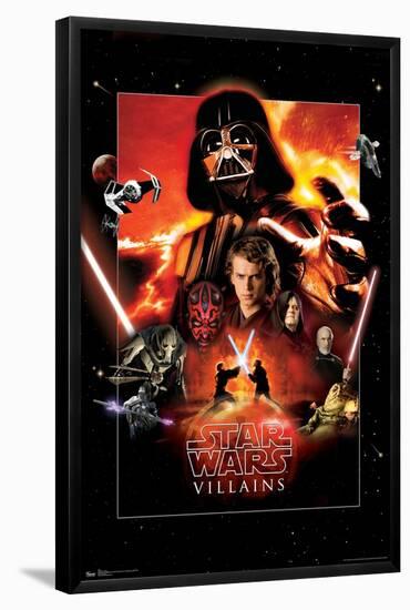 Star Wars: Saga - Villains-Trends International-Framed Poster